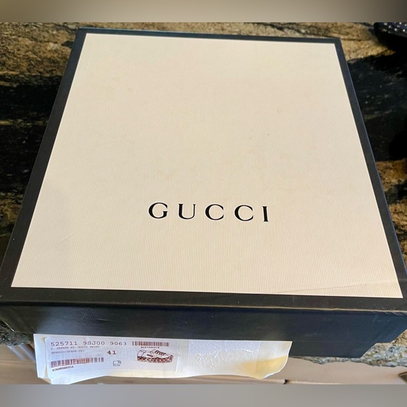 Gucci 41,10.5 Greggio Canvas Lace-Up Platform Espadrilles Shoes NWT - Picture 10 of 11